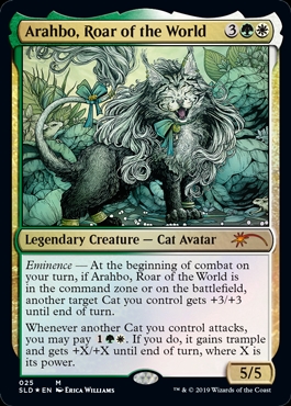 Arahbo, Roar of the World Secret Lair Drop - Kitties Art